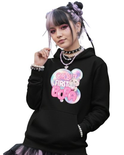 OK, But First BOBA Hoodie